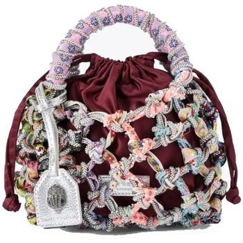 Kabelky Kurt Geiger London  SM MACRAME CRYSTAR BAG