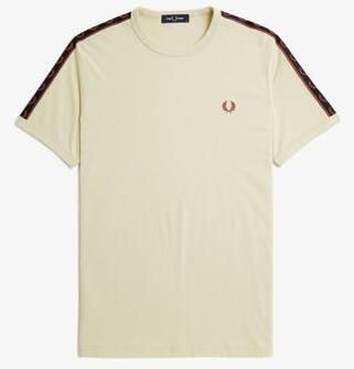 Tričká s krátkym rukávom Fred Perry  CONTRAST TAPE RINGER T-SHIR