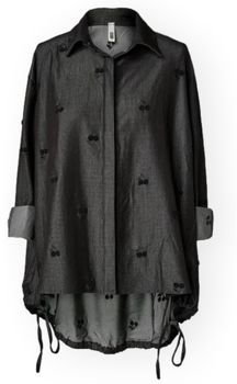 Blúzka Wendy Trendy  Shirt 240663 - Dark Grey