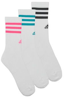 Ponožky adidas  3-Stripes Cushioned Crew Socks 3 Pairs