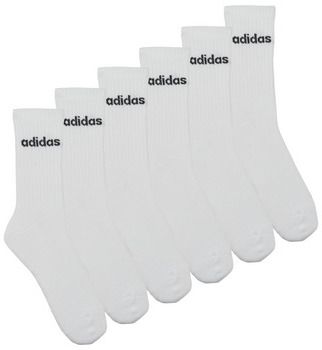 Ponožky adidas  Linear Crew Socks Cushioned Socks 6 Pair Pack
