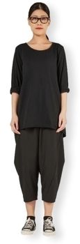 Padavé nohavice Wendy Trendy  Trousers 791191 - Black