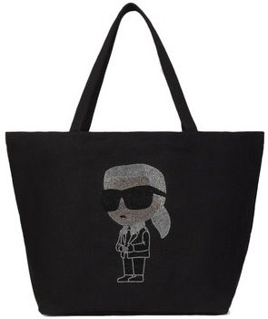 Veľká nákupná taška/Nákupná taška Karl Lagerfeld  A3W50016 IKON RHINESTONE SHOPPER