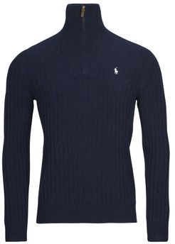Svetre Polo Ralph Lauren  PULL 1/2 ZIP EN LAINE MELANGE