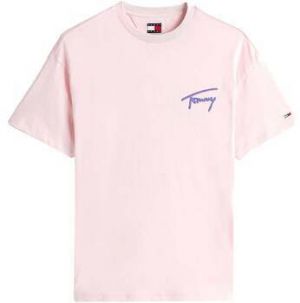 Tričká s krátkym rukávom Tommy Jeans  Faded Graphic Relaxed T-Shirt Pink