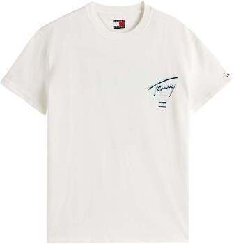 Tričká s krátkym rukávom Tommy Jeans  City Graphic T-Shirt Ecru