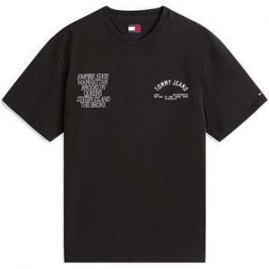 Tričká s krátkym rukávom Tommy Jeans  Graphic Boroughs T-Shirt Black
