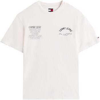 Tričká s krátkym rukávom Tommy Jeans  Graphic Boroughs T-Shirt Ecru