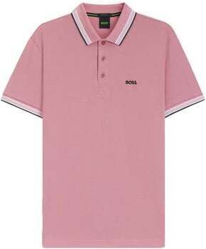 Polokošele s krátkym rukávom BOSS  Paddy Piqué Polo Shirt Light Pink