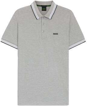 Polokošele s krátkym rukávom BOSS  Paddy Piqué Polo Shirt Silver Grey