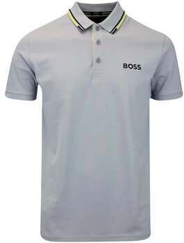 Polokošele s krátkym rukávom BOSS  Paddy Pro Polo Shirt Dark Grey/Yellow