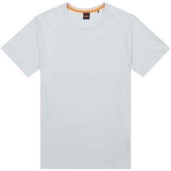 Tričká s krátkym rukávom BOSS  Tegood Basic T-Shirt Light Pastel Grey