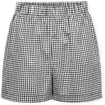 Šortky/Bermudy Only  Maye Check Shorts - Black/White