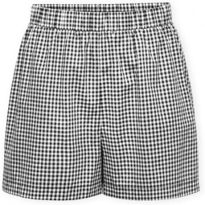Šortky/Bermudy Only  Maye Check Shorts - Black/White