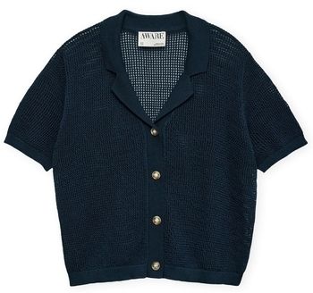 Mikiny Aware  Saga Cardigan - Dark Sapphire