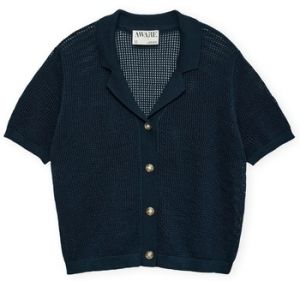 Mikiny Aware  Saga Cardigan - Dark Sapphire