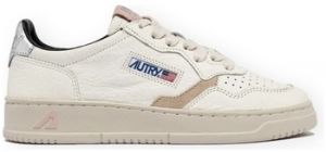 Nízke tenisky Autry  Medalist Low Leather W - White/Silver/Pink