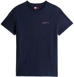 Tričká s krátkym rukávom Tommy Jeans  Cotton Basic T-Shirt Navy
