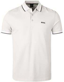 Polokošele s krátkym rukávom BOSS  Paddy Piqué Polo Shirt Light Pastel Grey