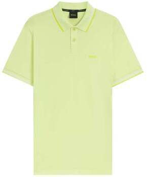 Polokošele s krátkym rukávom BOSS  Slim Fit Paul Polo Shirt Light Pastel Green