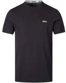 Tričká s krátkym rukávom BOSS  Pique Taddy T-Shirt Dark Blue