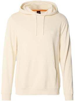 Mikiny BOSS  Wetalk Logo Patch Hoodie Open Yellow