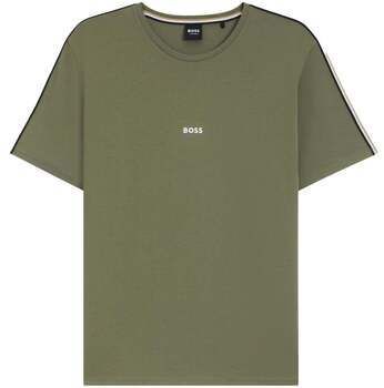 Tričká s krátkym rukávom BOSS  Lightweight Unique T-Shirt Green