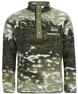 Flísové mikiny Columbia  HELVETIA II PRINTED HALF SNAP FLEECE
