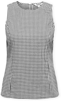 Tielka a tričká bez rukávov Only  Top Maye Check - Black/White