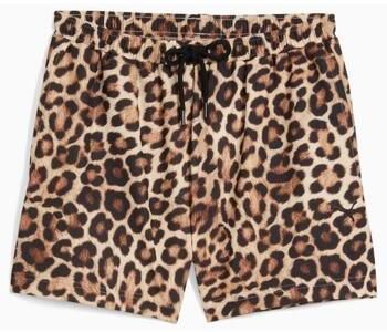 Šortky/Bermudy Puma  LEO LUXE A-LINE AOP SHORTS