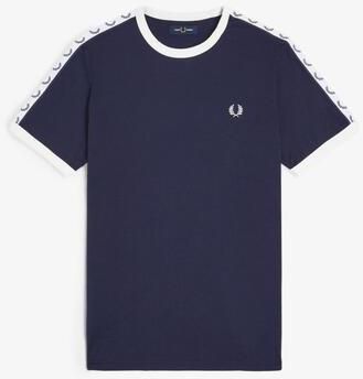 Tričká s krátkym rukávom Fred Perry  TAPED RINGER T-SHIRT