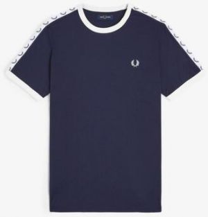 Tričká s krátkym rukávom Fred Perry  TAPED RINGER T-SHIRT