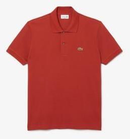 Polokošele s krátkym rukávom Lacoste  L1212 SHORT SLEEVED RIBBED COLLAR S