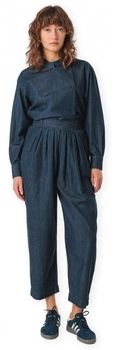 Módne overaly Skfk  Trousers Amatza-Gots - Raw Denim