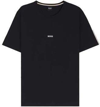 Tričká s krátkym rukávom BOSS  Lightweight Unique T-Shirt Black