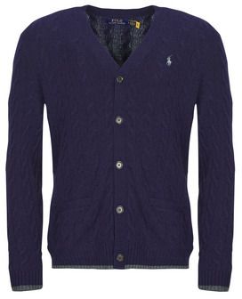 Vesty bez rukávov/Cardigany Polo Ralph Lauren  GILET EN MAILLE TORSADEE LAINE CACHEMIRE