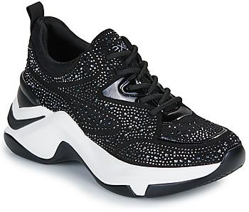 Nízke tenisky Exé Shoes  106-52EX21-STRASS-BLACK-WHITE