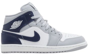 Módne tenisky Nike  Jordan 1 Mid Wolf Grey Midnight Navy