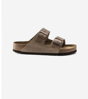 Šľapky BIRKENSTOCK  Arizona Soft Footbed Oiled Leather Tobacco Brown
