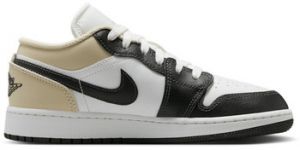 Nízke tenisky Nike  Jordan 1 Low White Rattan Off-Noir (GS)