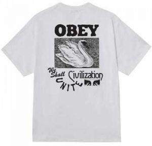 Tričká s krátkym rukávom Obey  civilization