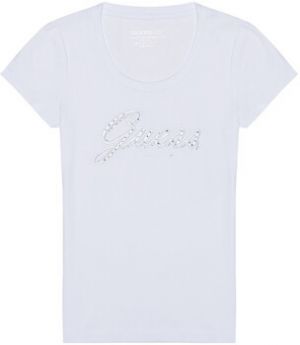 Tričká s krátkym rukávom Guess  CN SS EMBRO SCRIPT LOGO TEE W5YI46 J1314