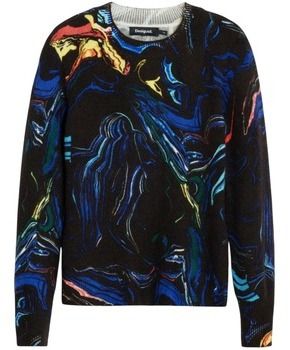 Svetre Desigual  JERS_BUTTERFLY_LACROIX 25WWJF05