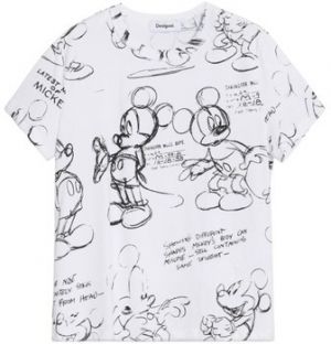 Tričká s krátkym rukávom Desigual  TS_MICKEY SKETCH 25WWTK03