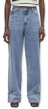 Rovné džínsy Rouge Edit  Jolie Jeans - Light Blue Denim