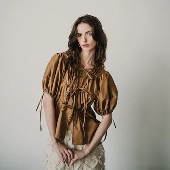 Blúzka Mirakaya  Himo Shirt - Mustard