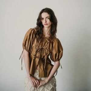 Blúzka Mirakaya  Himo Shirt - Mustard
