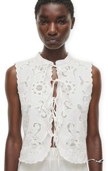 Blúzka Rouge Edit  Top Ameline - Cloud Dancer