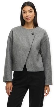 Kabáty Vila  Quinn Jacket - Medium Grey Melange