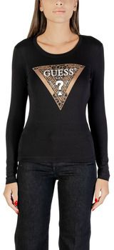 Tričká s dlhým rukávom Guess  LS CN LEO TRIANGLE TEE W5BI75 J1314